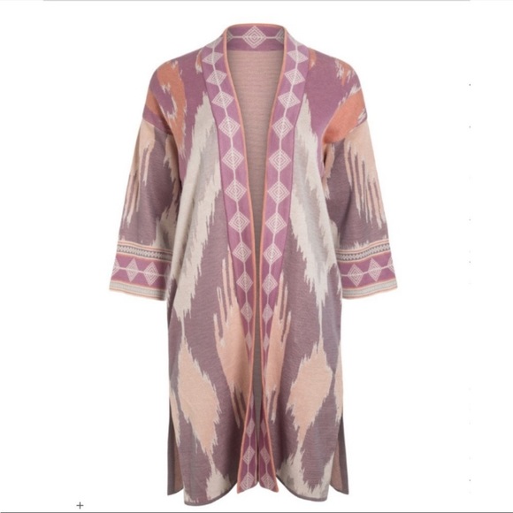 Peruvian Connection Dreamscape Pima Cotton Kimono Medium - Picture 3 of 13